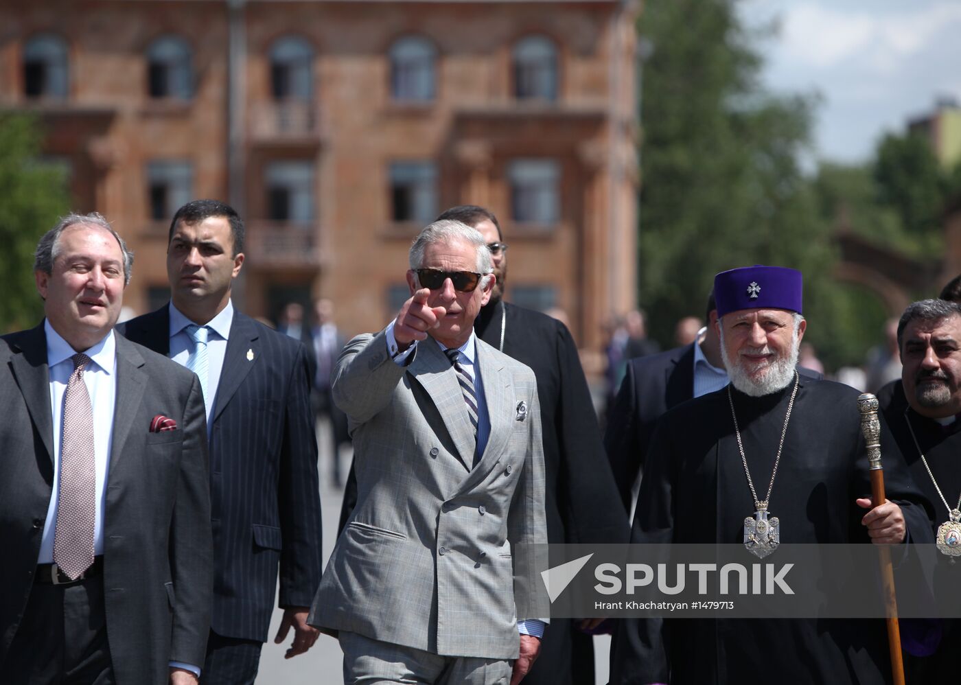 Prince Charles visits Armenia