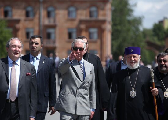 Prince Charles visits Armenia