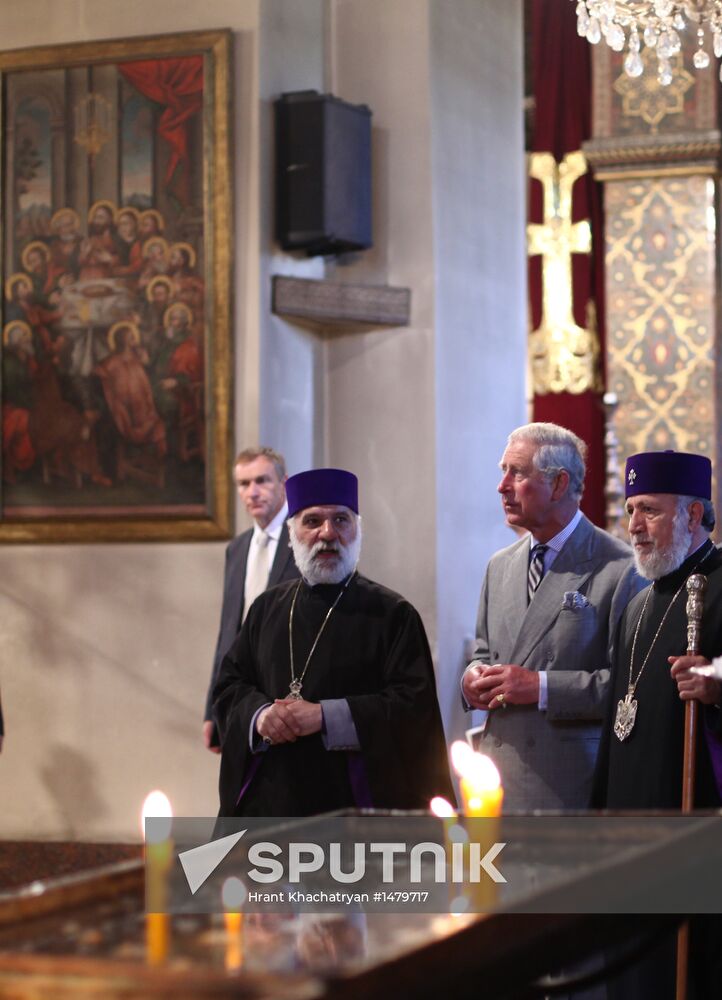 Prince Charles visits Armenia