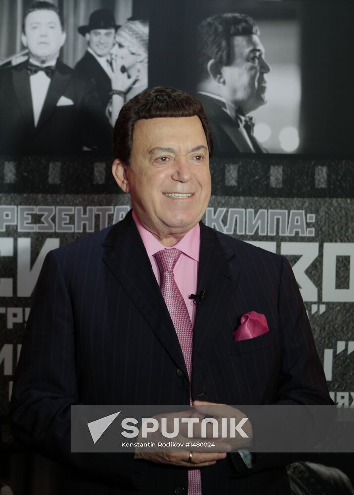 Presentation of new Iosif Kobzon video "Cherry Rose"