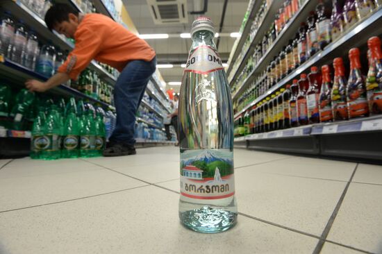 Borjomi mineral water enters Moscow retail network