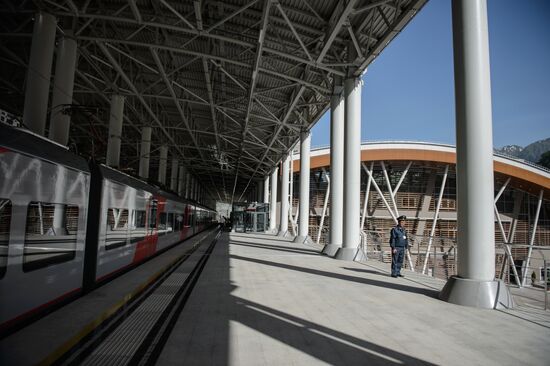 Construction of Russian Railway facilities in Sochi