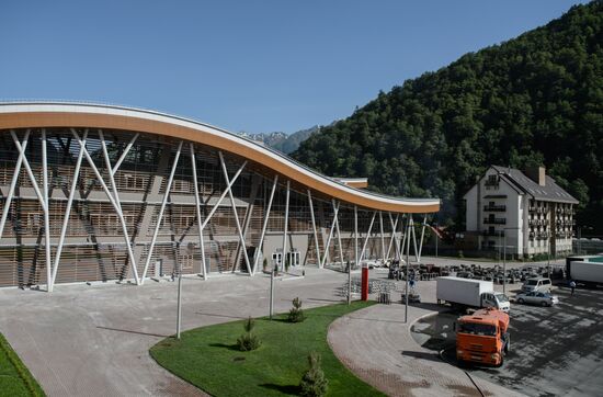 Construction of Russian Railway facilities in Sochi
