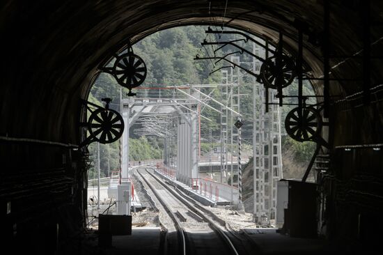 Construction of Russian Railway facilities in Sochi