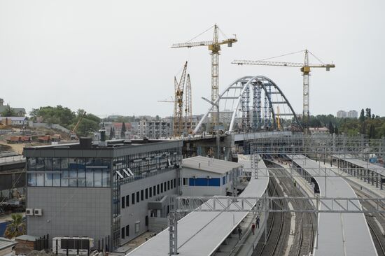Construction of Russian Railway facilities in Sochi