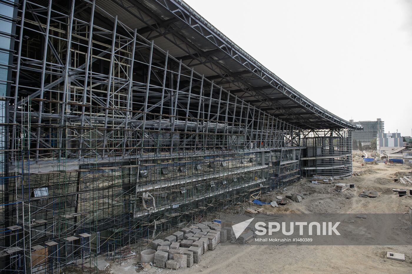 Construction of Russian Railway facilities in Sochi