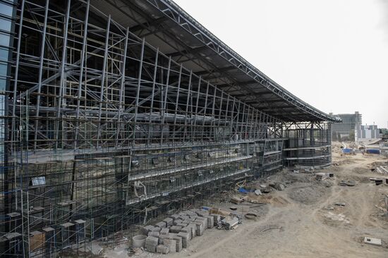 Construction of Russian Railway facilities in Sochi