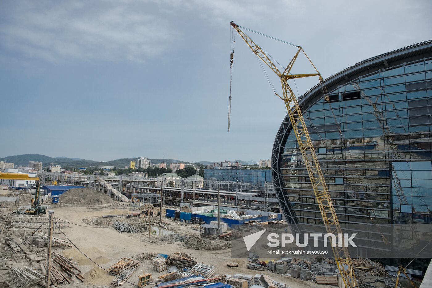 Construction of Russian Railway facilities in Sochi