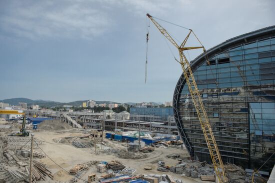 Construction of Russian Railway facilities in Sochi