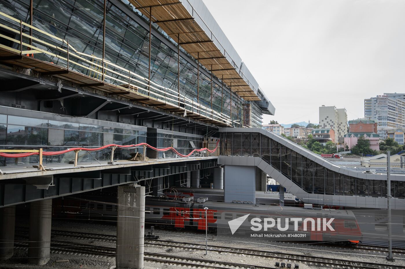 Construction of Russian Railway facilities in Sochi