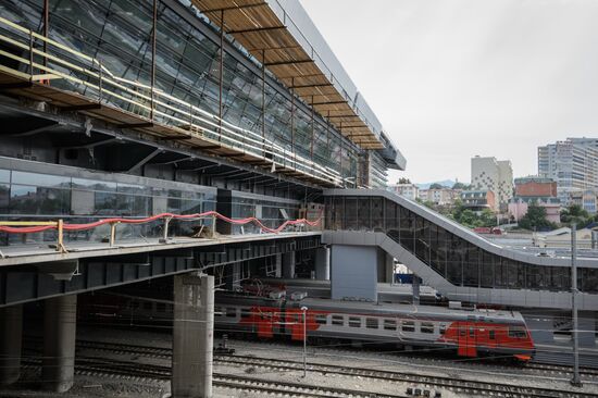 Construction of Russian Railway facilities in Sochi
