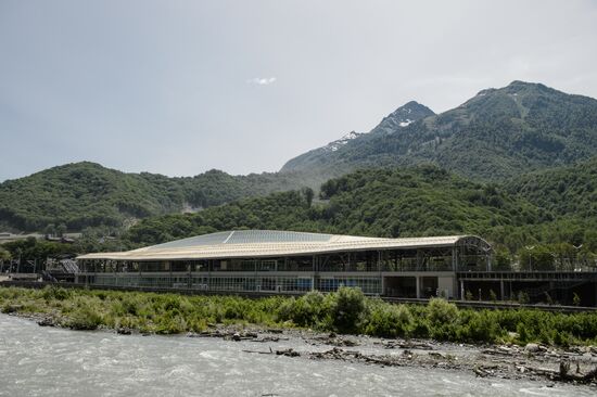 Construction of Russian Railway facilities in Sochi