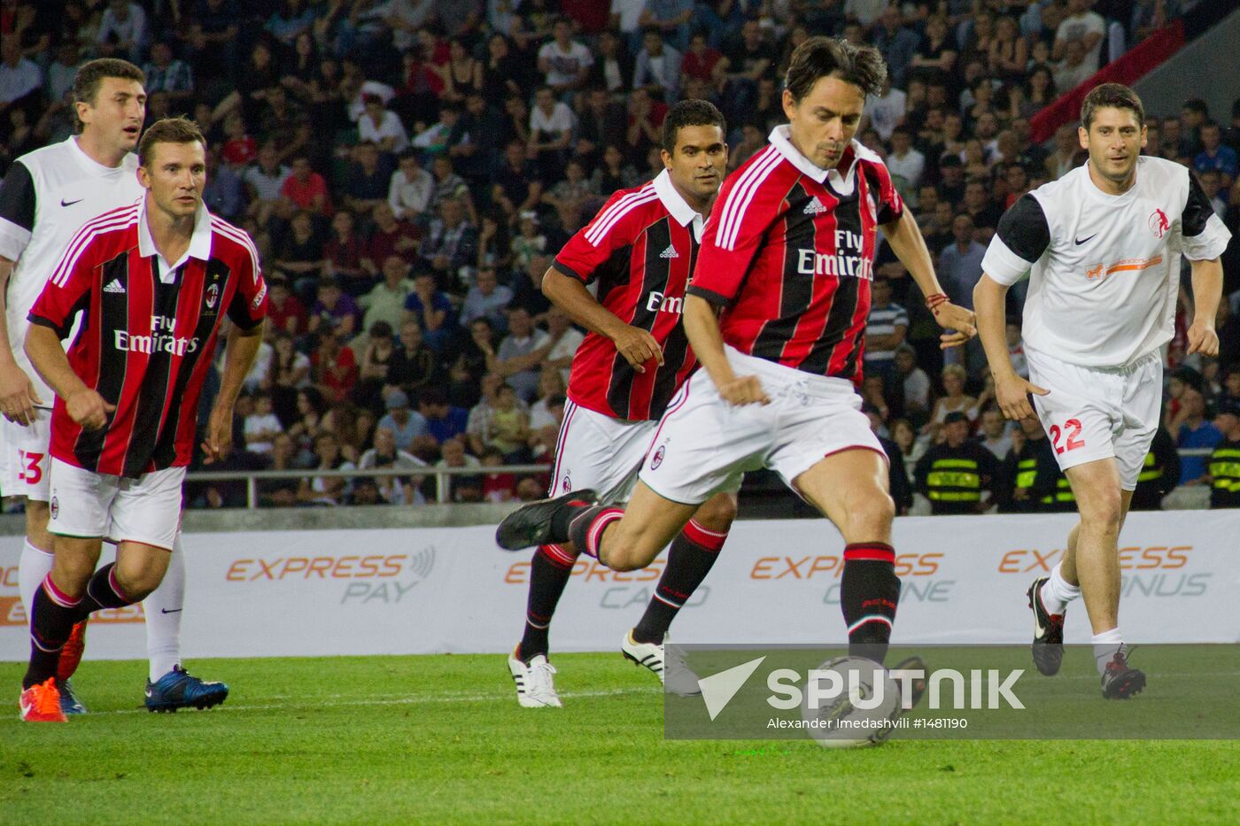 Farewell match for former FC Milan player Kakha Kaladze