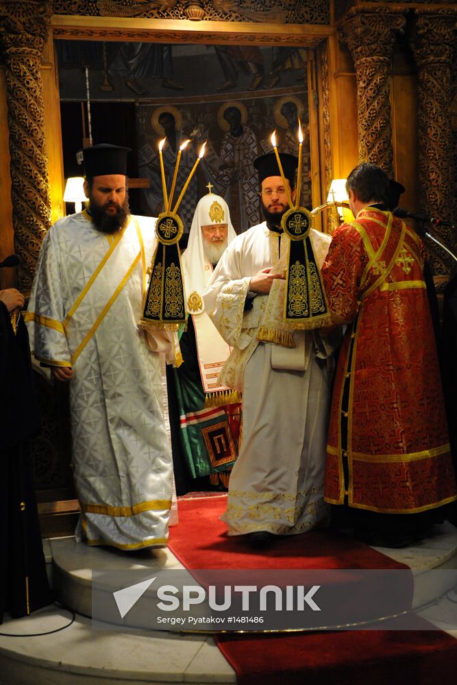 Patriarch Kirill visits Greece