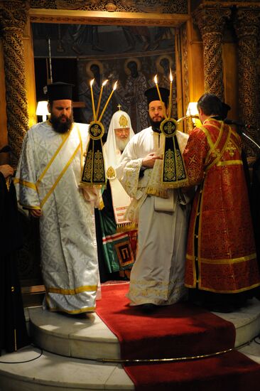 Patriarch Kirill visits Greece
