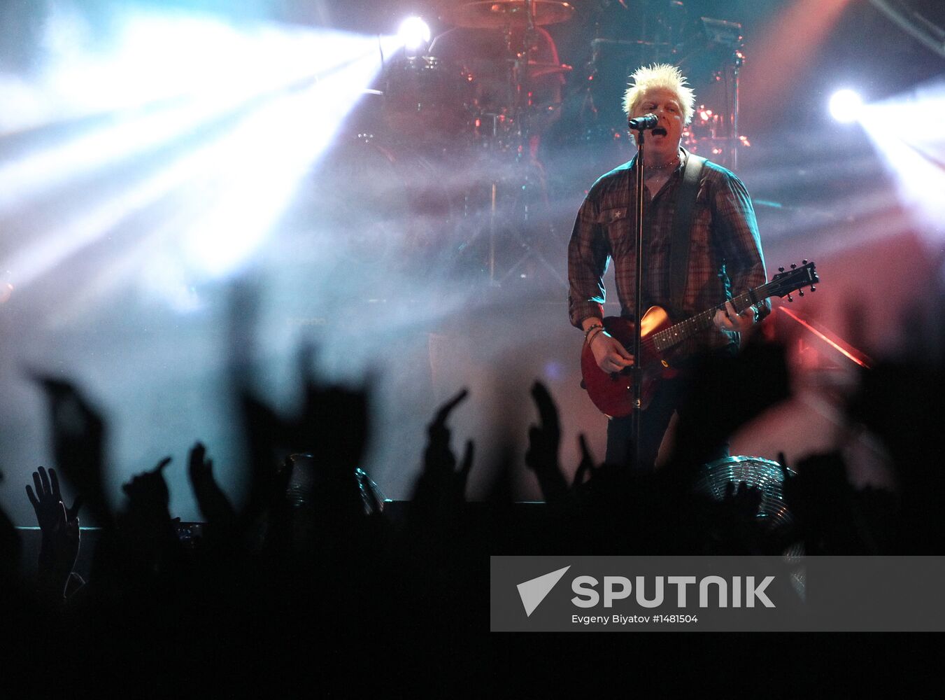 The Offspring perform in Moscow