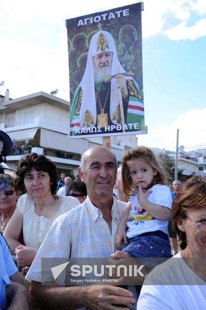 Patriarch Kirill visits Greece