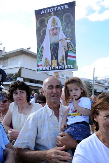 Patriarch Kirill visits Greece