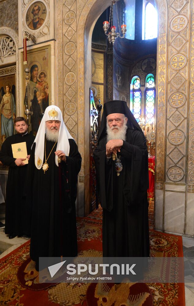 Patriarch Kirill visits Greece
