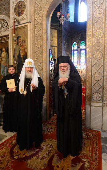 Patriarch Kirill visits Greece
