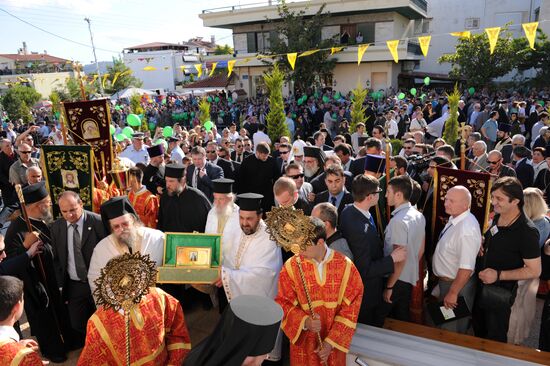 Patriarch Kirill visits Greece