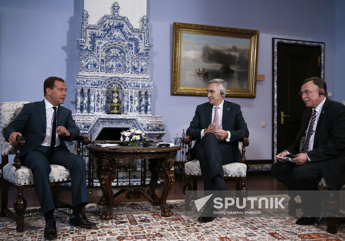 Dmitry Medvedev's meeting with Peter Löscher