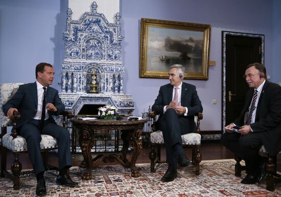 Dmitry Medvedev's meeting with Peter Löscher