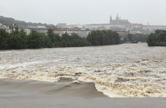 Flooding in Prague