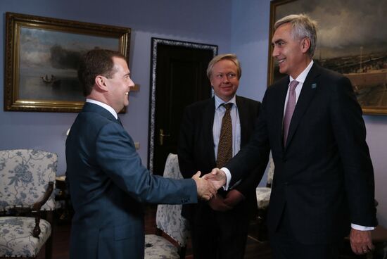 Dmitry Medvedev's meeting with Peter Löscher