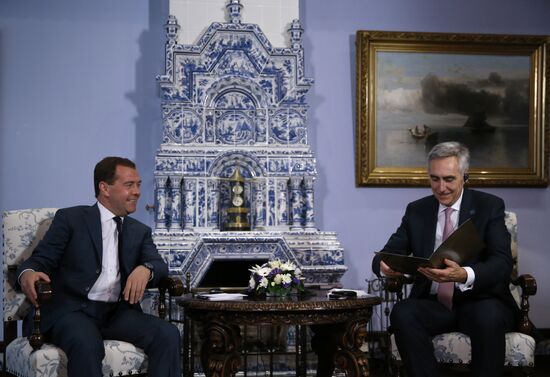 Dmitry Medvedev's meeting with Peter Löscher