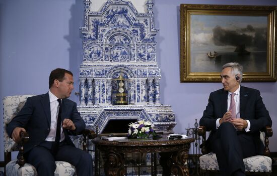 Dmitry Medvedev's meeting with Peter Löscher