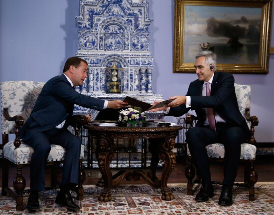 Dmitry Medvedev's meeting with Peter Löscher
