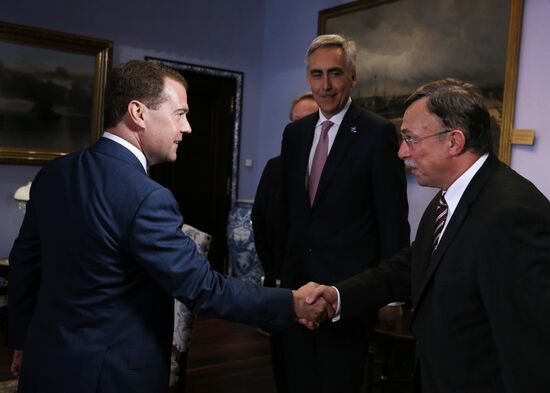 Dmitry Medvedev's meeting with Peter Löscher