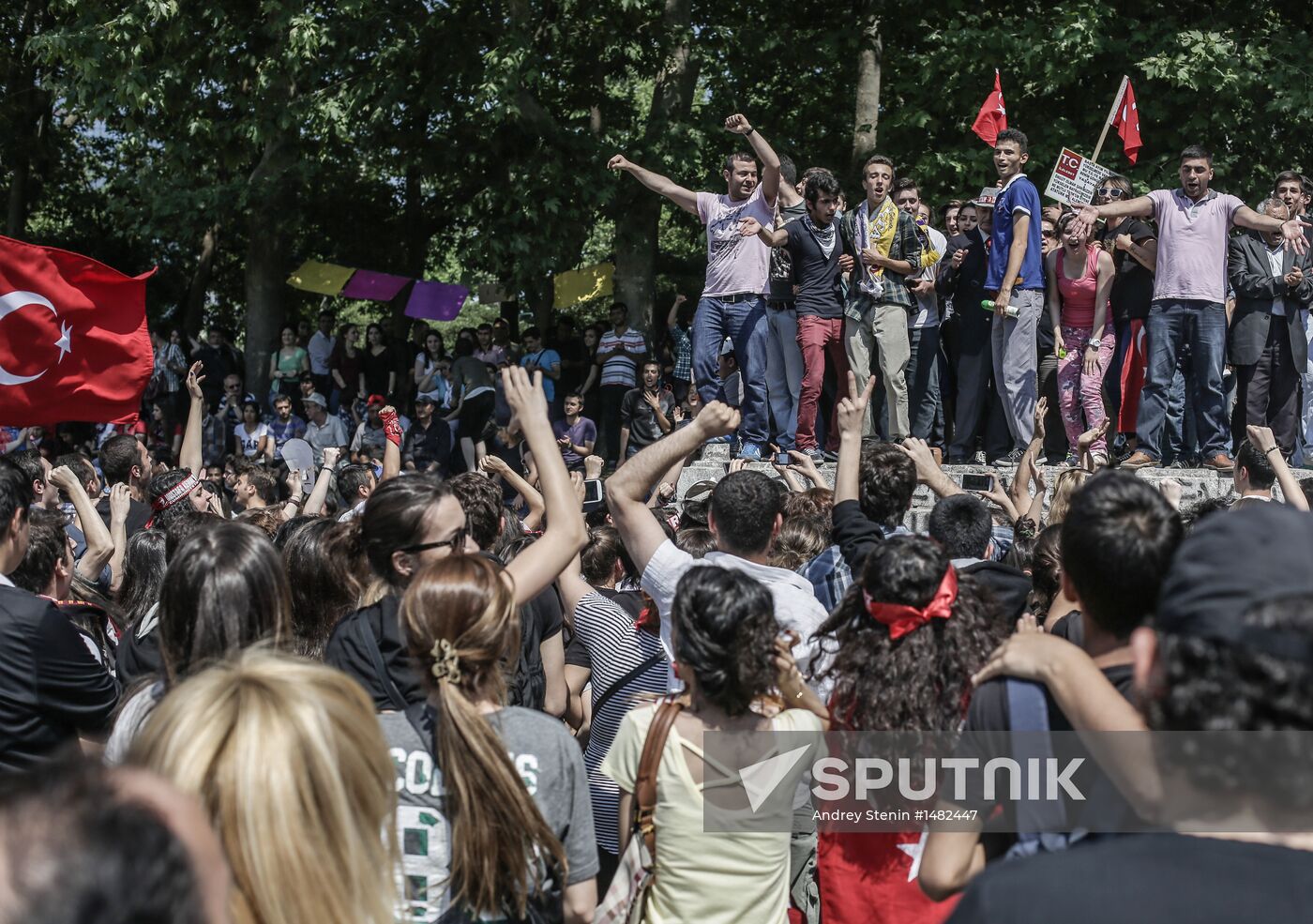Protest rallies in Turkey