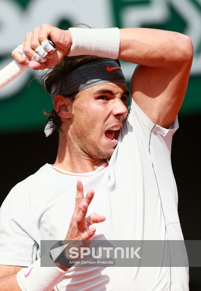 Tennis. 2013 Roland Garros. Day Nine