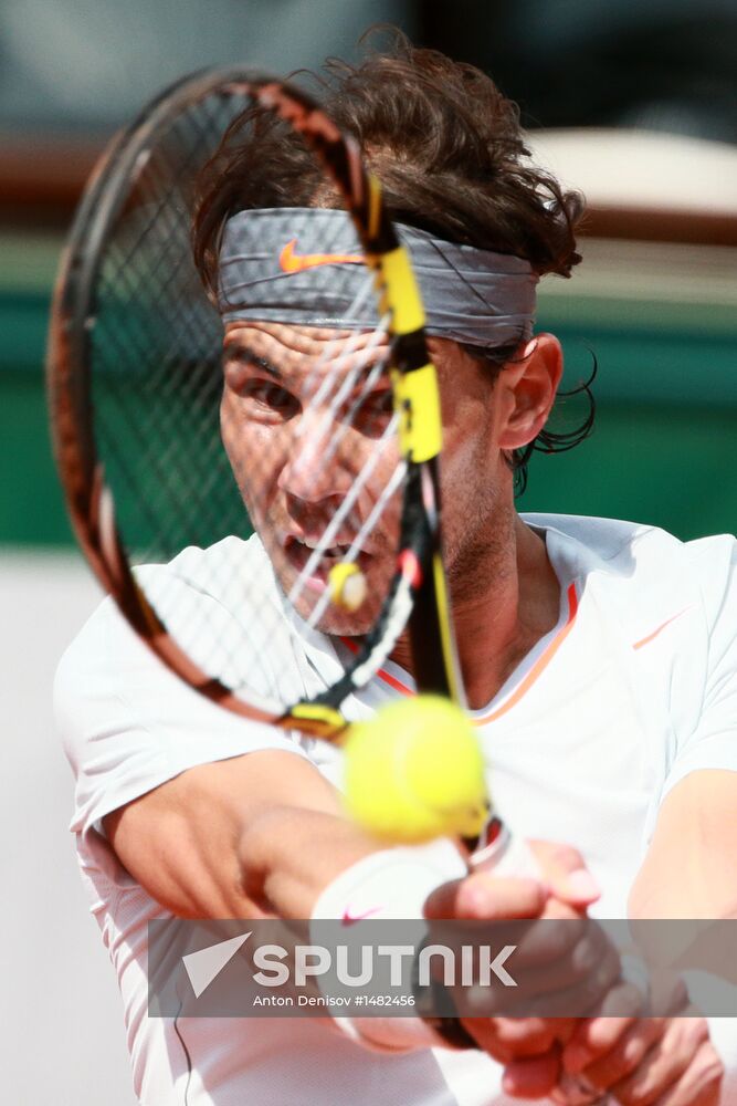 Tennis. 2013 Roland Garros. Day Nine