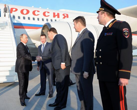 President Vladimir Putin visits Yekaterinburg