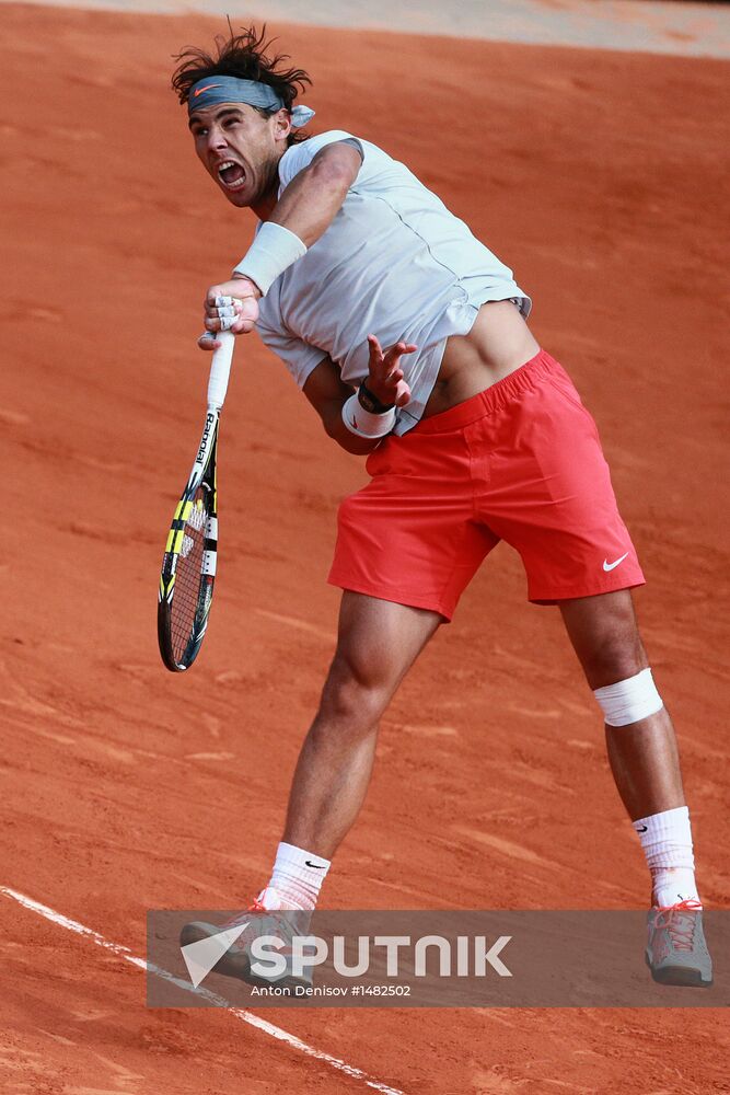 Tennis. 2013 Roland Garros. Day Nine