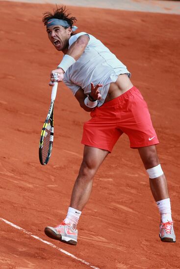 Tennis. 2013 Roland Garros. Day Nine