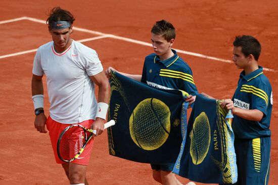 Tennis. 2013 Roland Garros. Day Nine