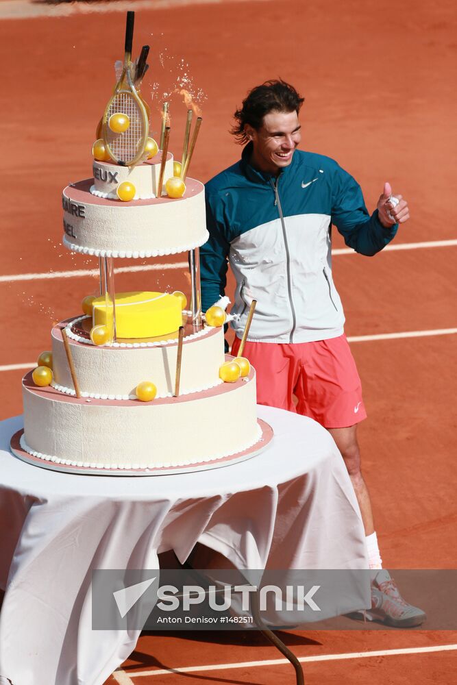 Tennis. 2013 Roland Garros. Day Nine
