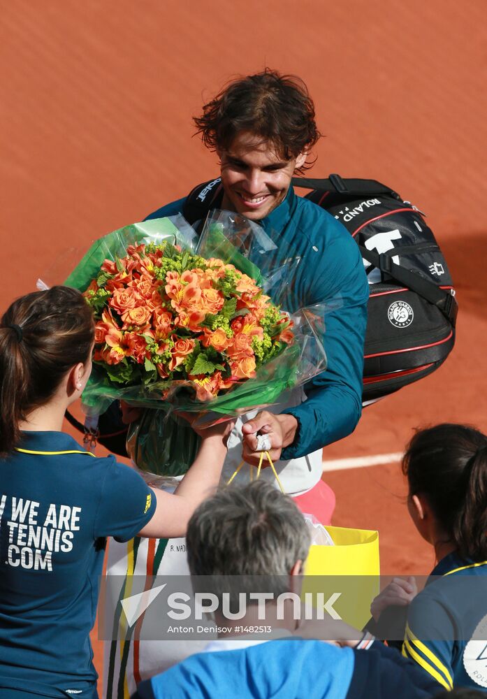Tennis. 2013 Roland Garros. Day Nine
