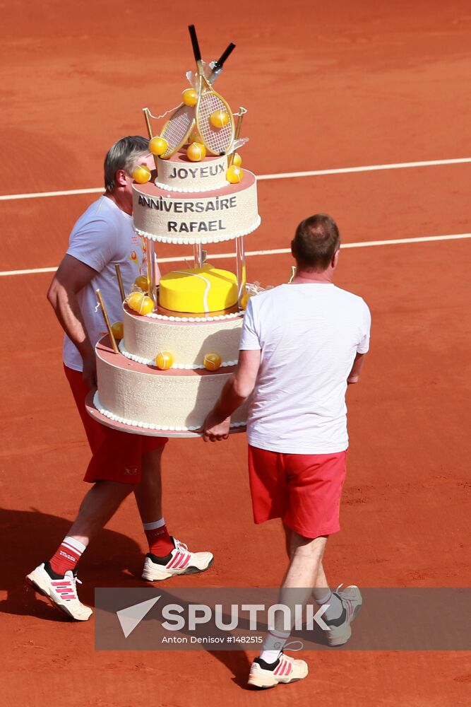 Tennis. 2013 Roland Garros. Day Nine