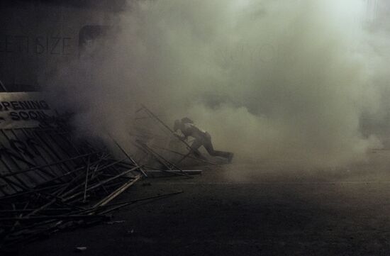 Protesters clash with police in Turkey