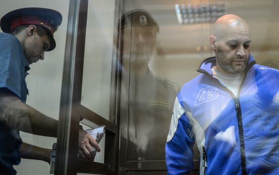 Court hearing of Anna Politkovskaya murder