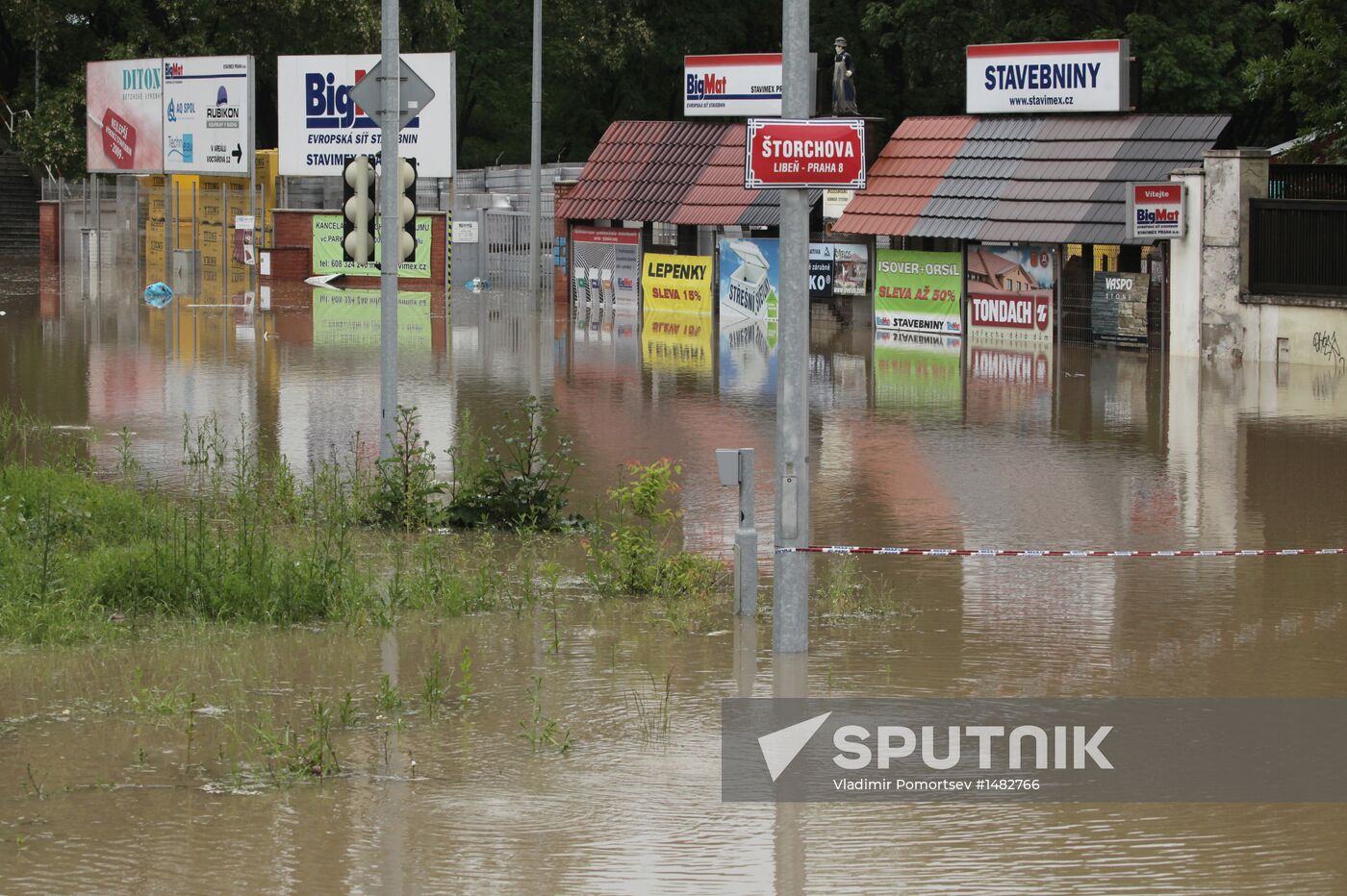 Prague under water. Flooding in Czech Republic