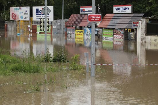 Prague under water. Flooding in Czech Republic