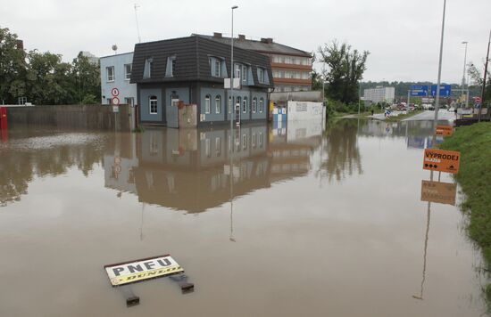 Prague under water. Flooding in Czech Republic