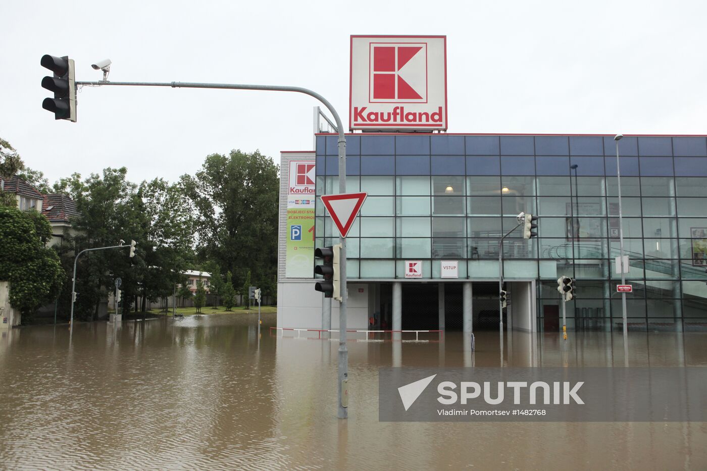 Prague under water. Flooding in Czech Republic
