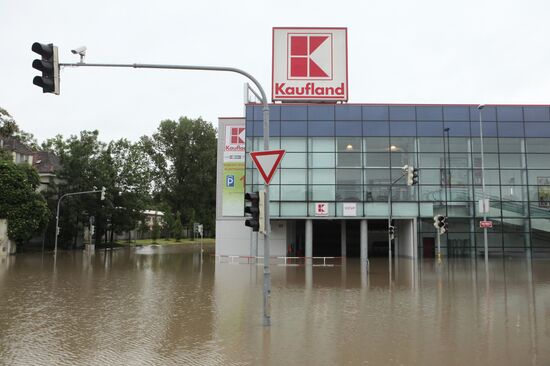 Prague under water. Flooding in Czech Republic